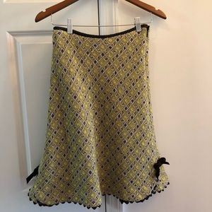 Sara Jane Skirt Size 2 with Velvet Bows